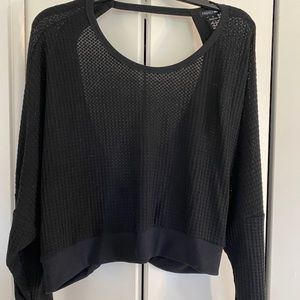 Black open back Fashion Nova sweater